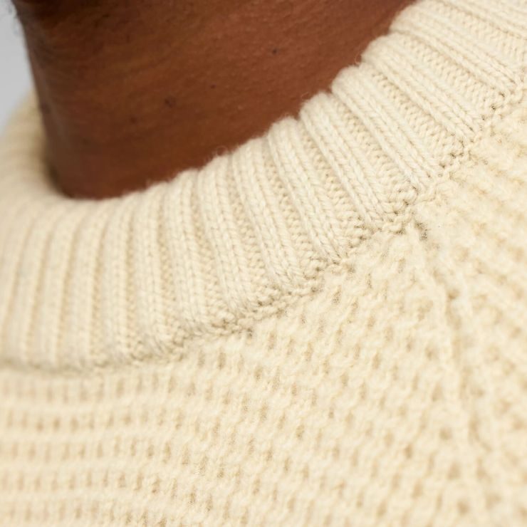 FJÄLLRÄVEN Övik Waffle Knit M, Grey