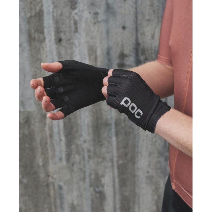 POC Agile Short Glove Uranium Black