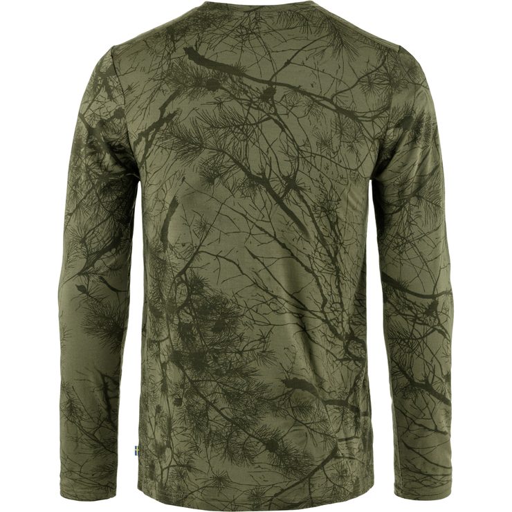 FJÄLLRÄVEN Värmland Wool LS M, Green Camo