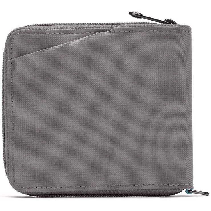 PACSAFE RFIDSAFE ZIP AROUND WALLET stone