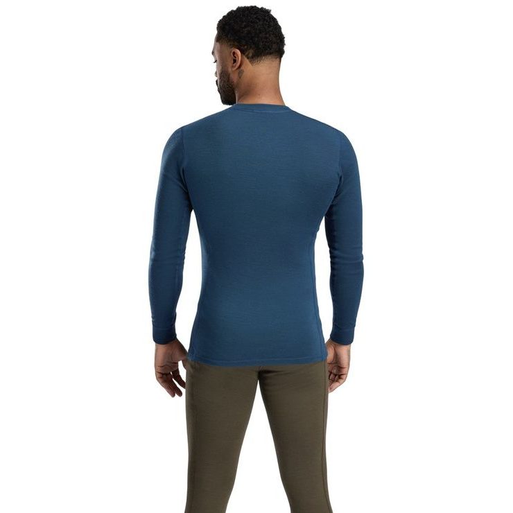 ACLIMA WarmWool Crewneck M's Midnight Navy