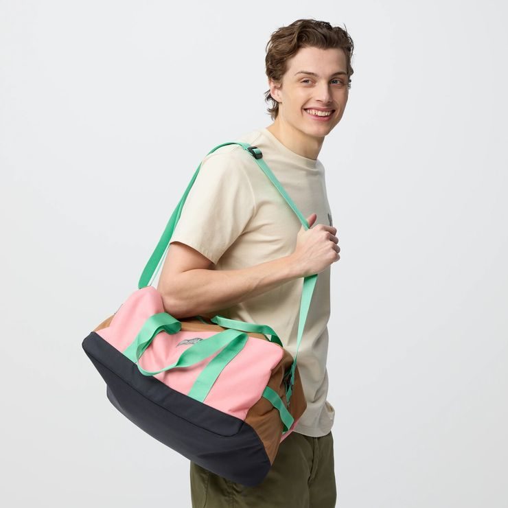 FJÄLLRÄVEN Vardag Duffel 33 Poppy Pink-Khaki Dust