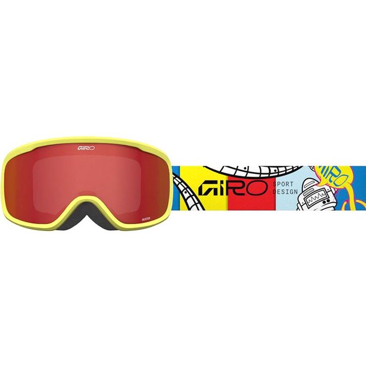 GIRO Buster Yellow Robot-Amber Scarlet