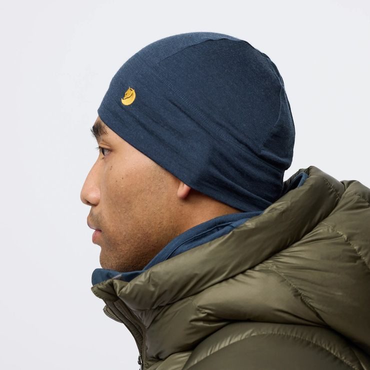 FJÄLLRÄVEN Bergtagen Merino Beanie Black