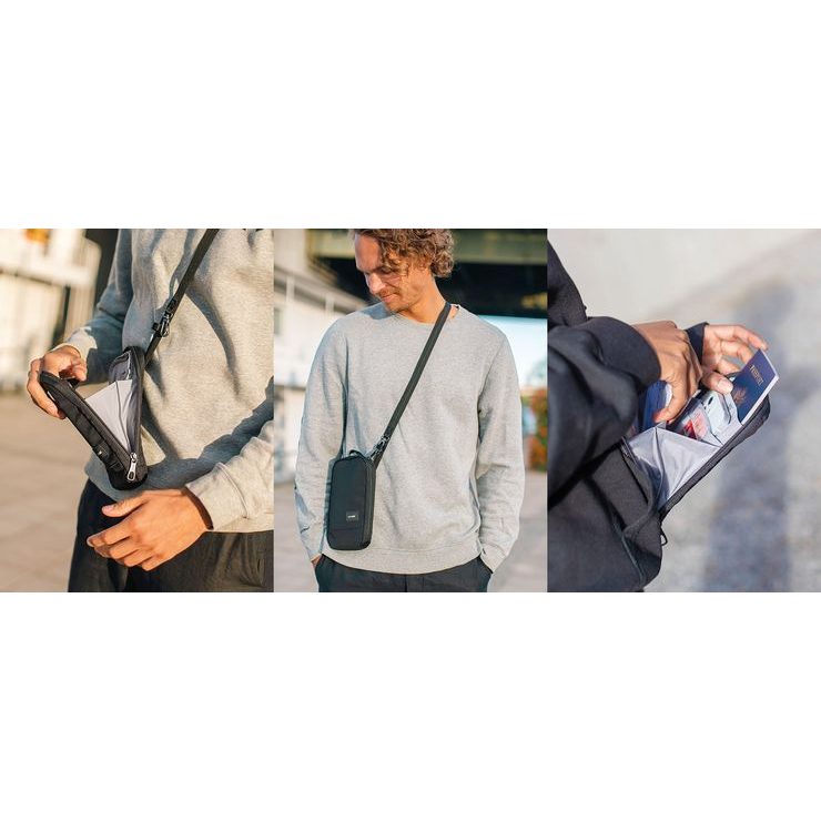 PACSAFE RFIDsafe Tech Crossbody JET BLACK