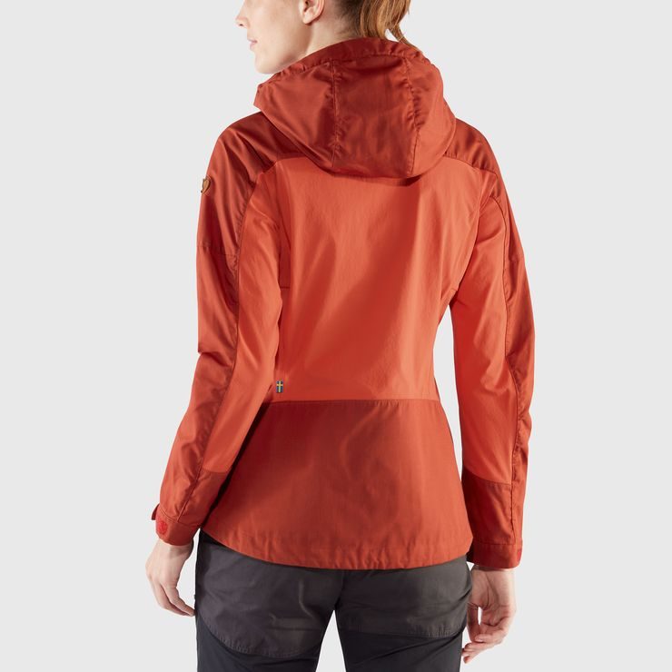FJÄLLRÄVEN Abisko Lite Trekking Jacket W Flame Orange