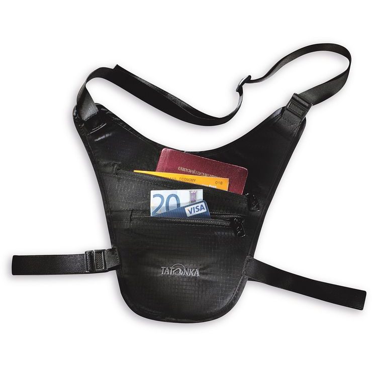 TATONKA Skin Chest Holster, black - pouzdro s připevněním na hruď