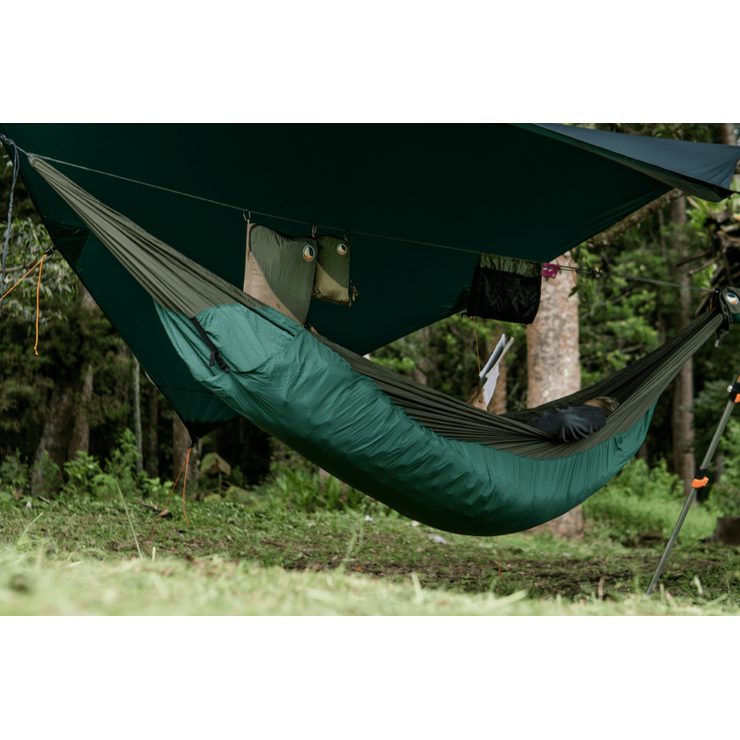TICKET TO THE MOON Mat Hammock Original (325 x 170 cm) Army Green
