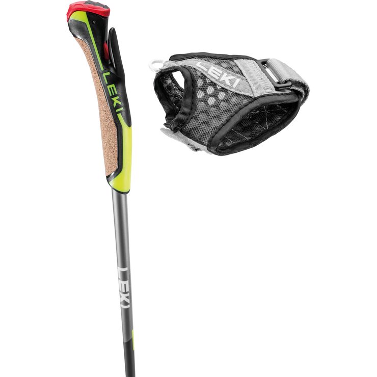 LEKI Speed Pacer Lite midnightblue dark metallic-llight anthracite-neonyellow