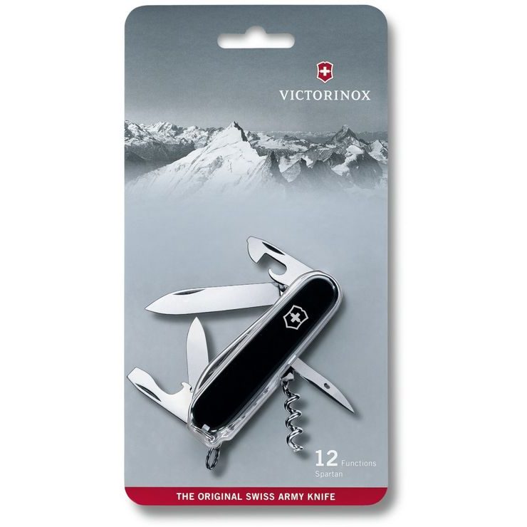 VICTORINOX SPARTAN, 91 mm, černý, blister