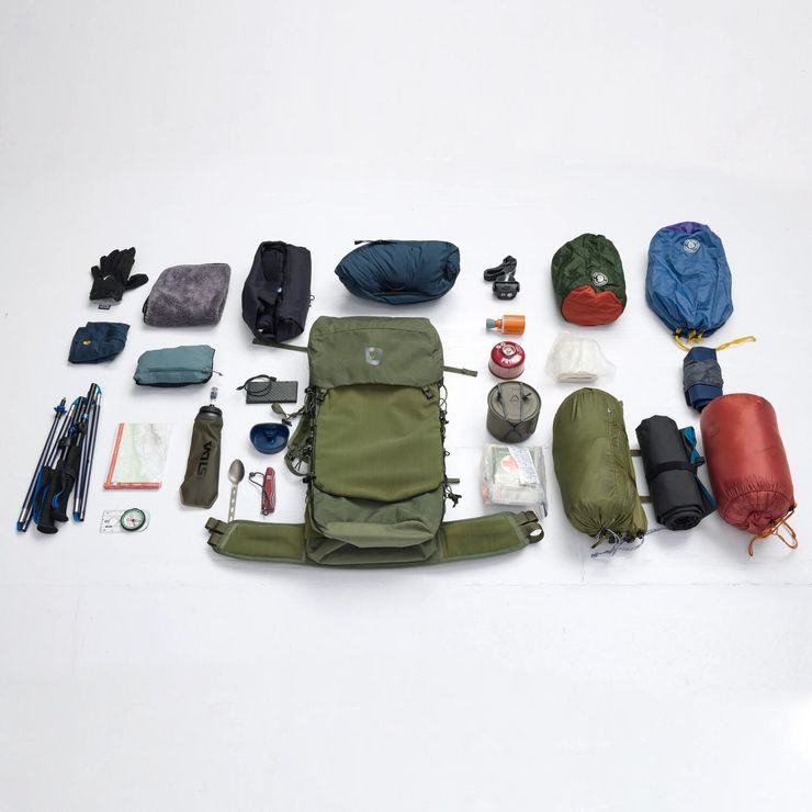 FJÄLLRÄVEN Kajka X-Lätt 45 M/L Fossil