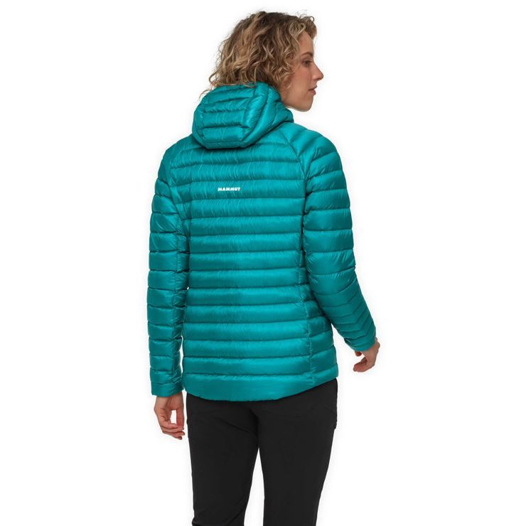 MAMMUT Broad Peak IN Hooded Jacket Women, deep teal-black