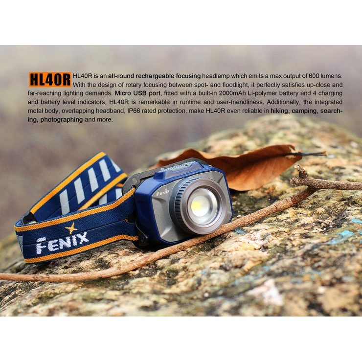 FENIX HL40R, grey