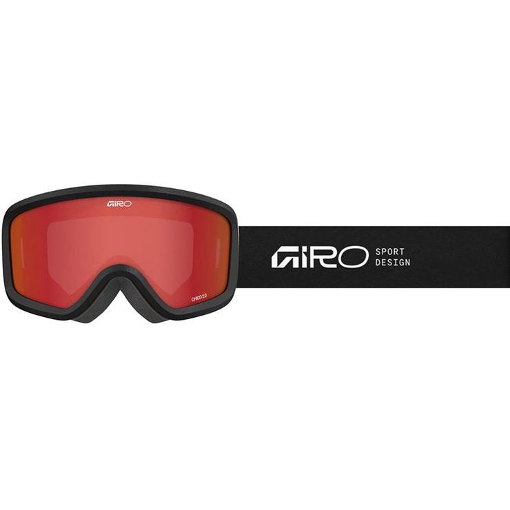 GIRO Chico 2.0 Black Stacked-Amber Scarlet