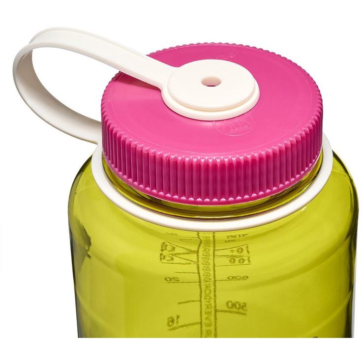 NALGENE Wide Mouth 1000 ml Endive w/Fuchsia Purple