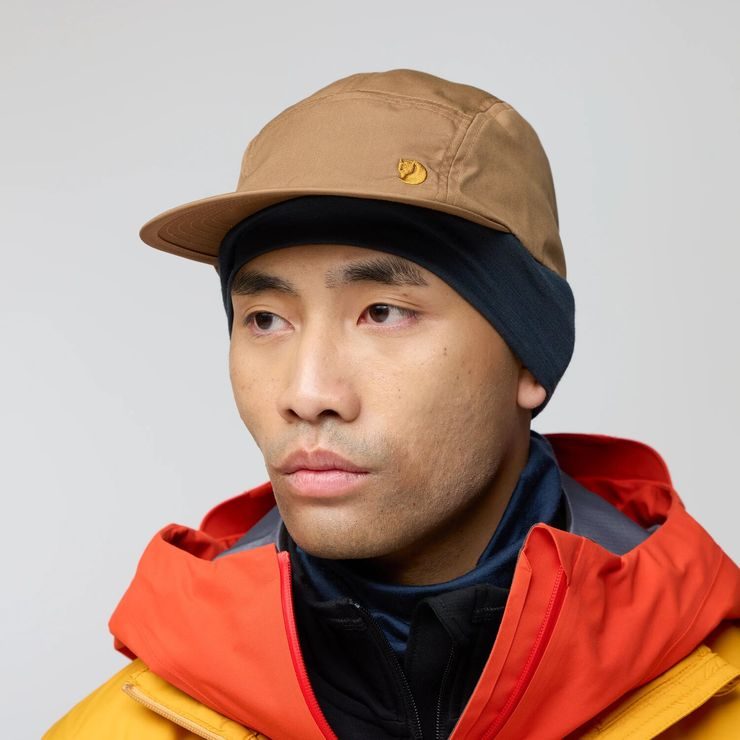 FJÄLLRÄVEN Bergtagen Mountain Cap Mustard Yellow-Dark Navy
