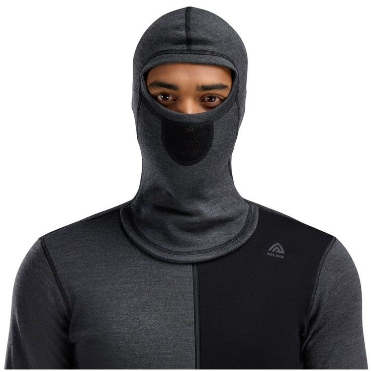 ACLIMA WarmWool Hoodsweater w/zip M's Jet Black/Marengo