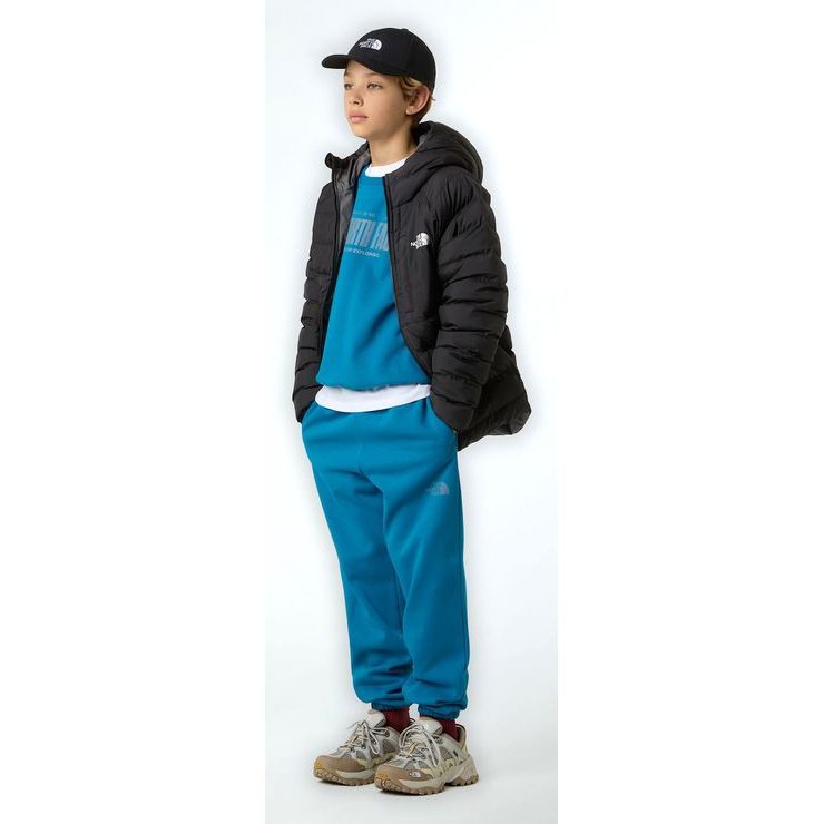 THE NORTH FACE B REVERSIBLE PERRITO HOODED JACKET, TNF BLACK/SMOKED PEARL