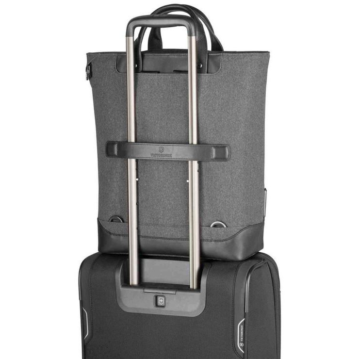VICTORINOX Architecture Urban2 2-Way Carry Tote 20, Melange Grey / Black