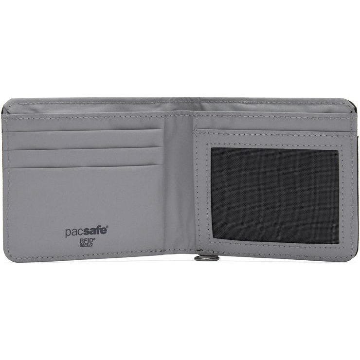 PACSAFE RFIDSAFE BIFOLD WALLET jet black