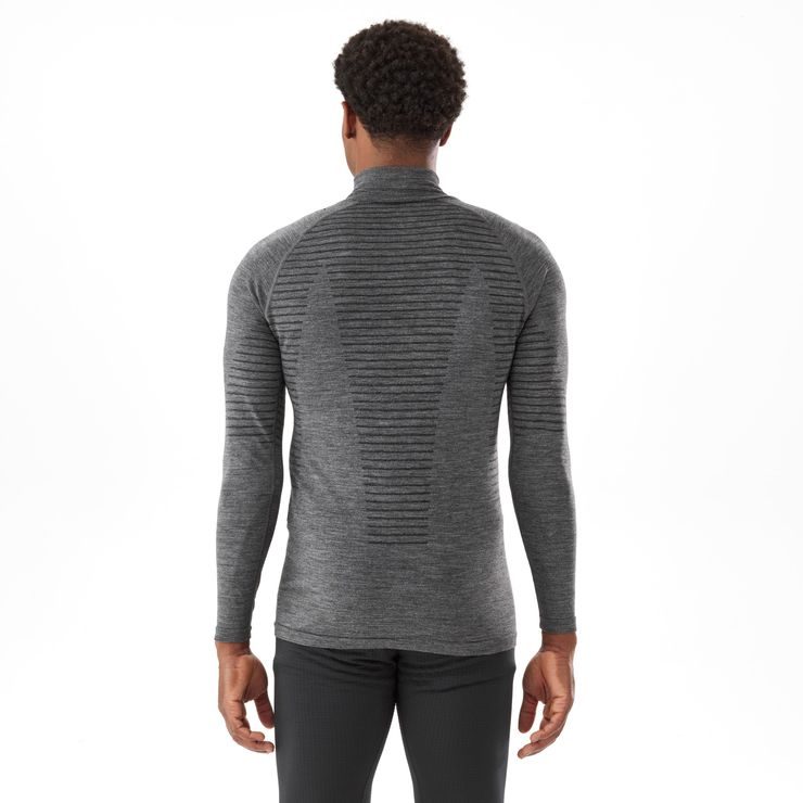 MILLET DRYNAMIC WARM 1/2 ZIP M ANTHRACITE GREY
