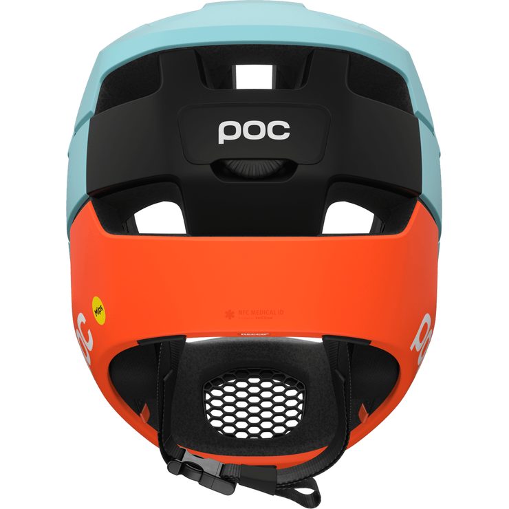 POC Otocon Race MIPS Indicolite Blue Matt/Carnelian Orange Matt