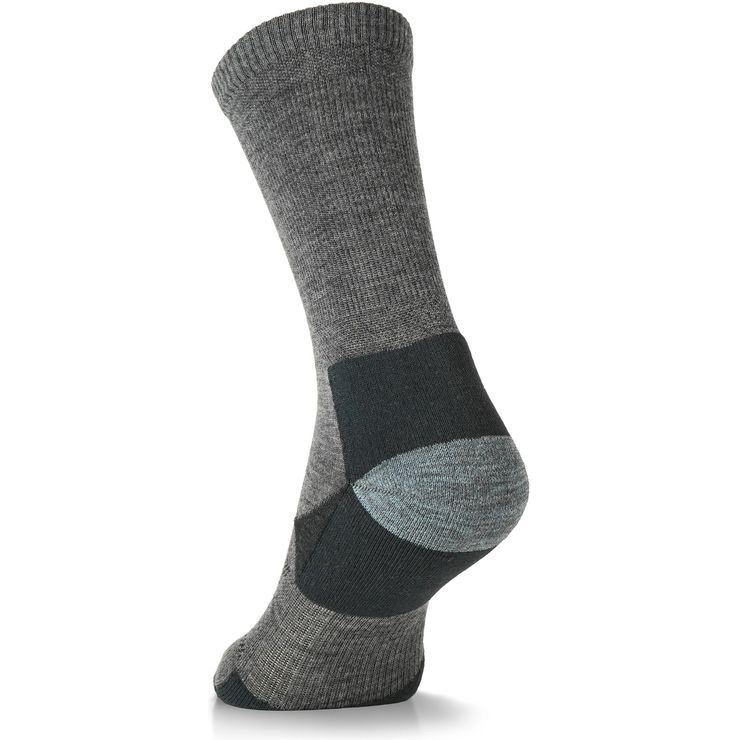 LORPEN MERINO HIKE LIGHT CREW M, WHALES GREY
