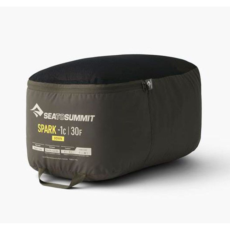 SEA TO SUMMIT Spark -1C Down Sleeping Bag Regular Beluga Black