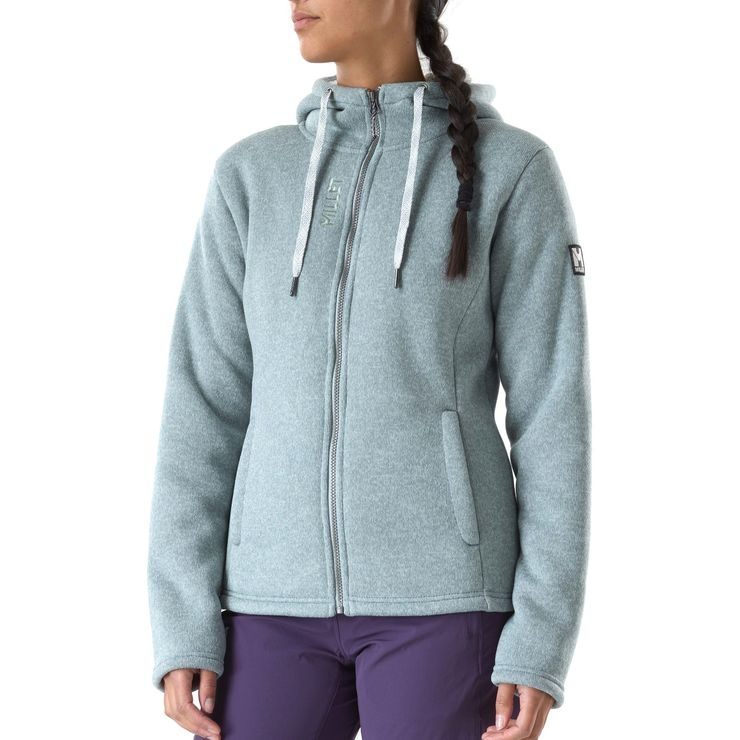 MILLET CHAMONIX KNITWARM HOODIE W F0064 AQUATIC