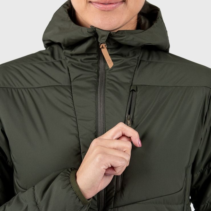 FJÄLLRÄVEN Keb Padded Hoodie W Breeze Blue