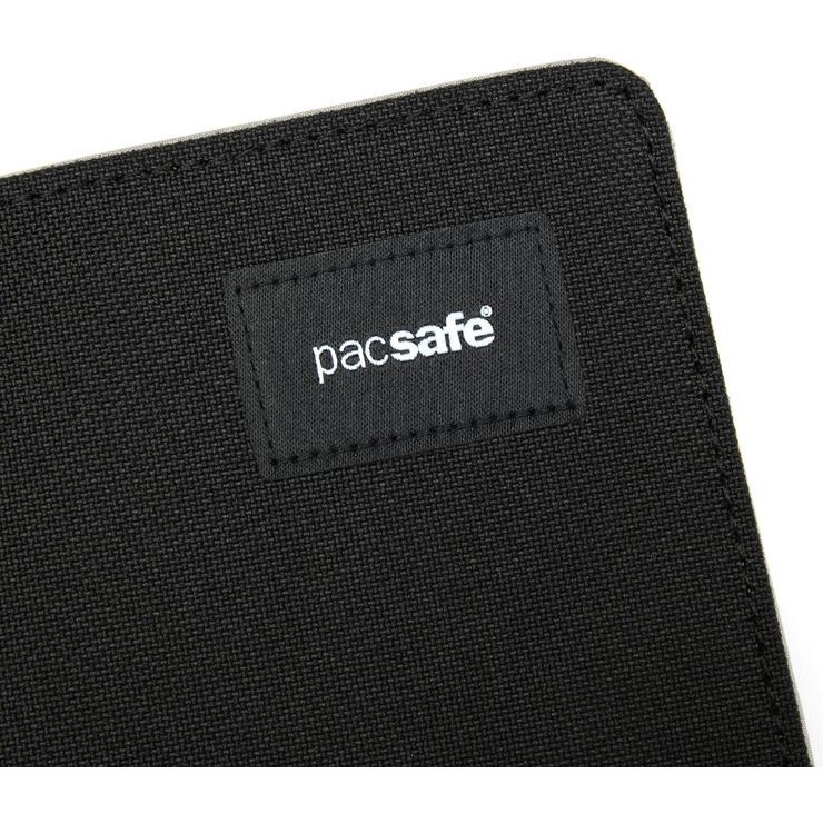 PACSAFE RFIDSAFE BIFOLD WALLET jet black