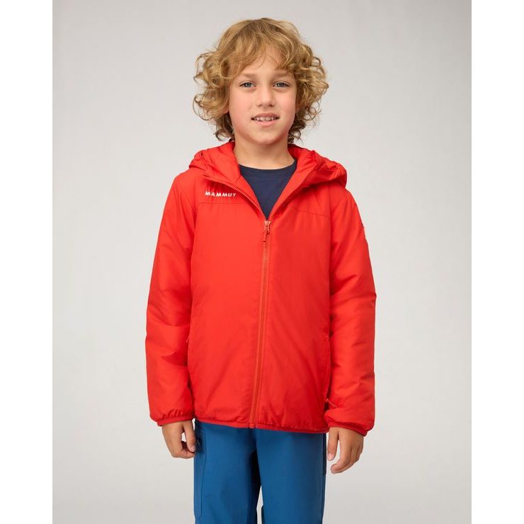 MAMMUT Rime IN Hooded Jacket Kids mammut red