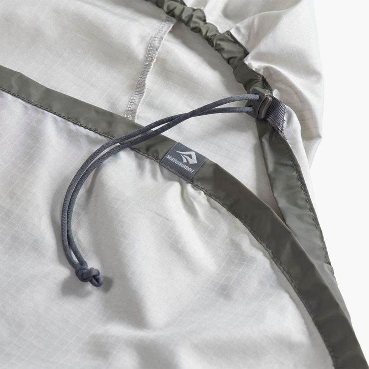 SEA TO SUMMIT Silk Blend Sleeping Bag Liner - Mummy - S, Moonstruck Grey