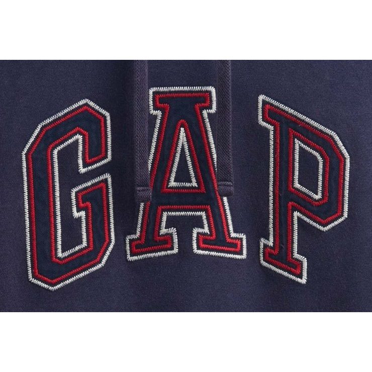 GAP 887082-00 Mikina s logem VintageSoft Tmavě modrá