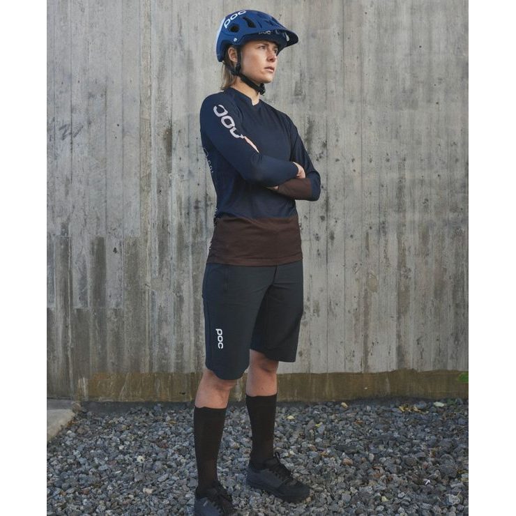 POC W's Essential Enduro Shorts, Uranium Black