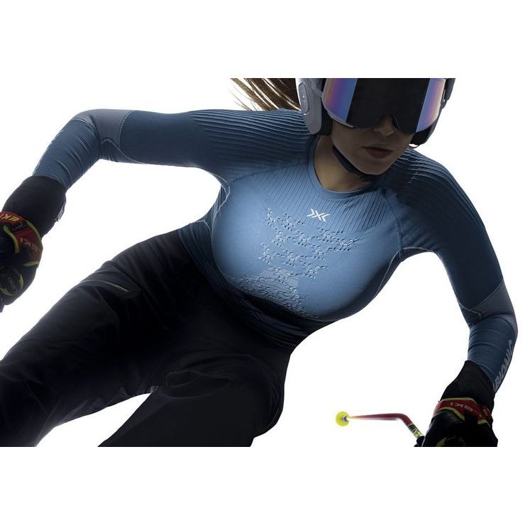 X-BIONIC X-BIONIC® ENERGY ACCUMULATOR 4.0 SHIRT LG SL WMN CHARCOAL/MAGNOLIA