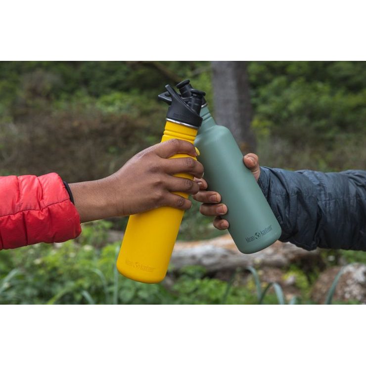 KLEAN KANTEEN Classic 27oz (w/Sport Cap) - Old Gold 800 ml