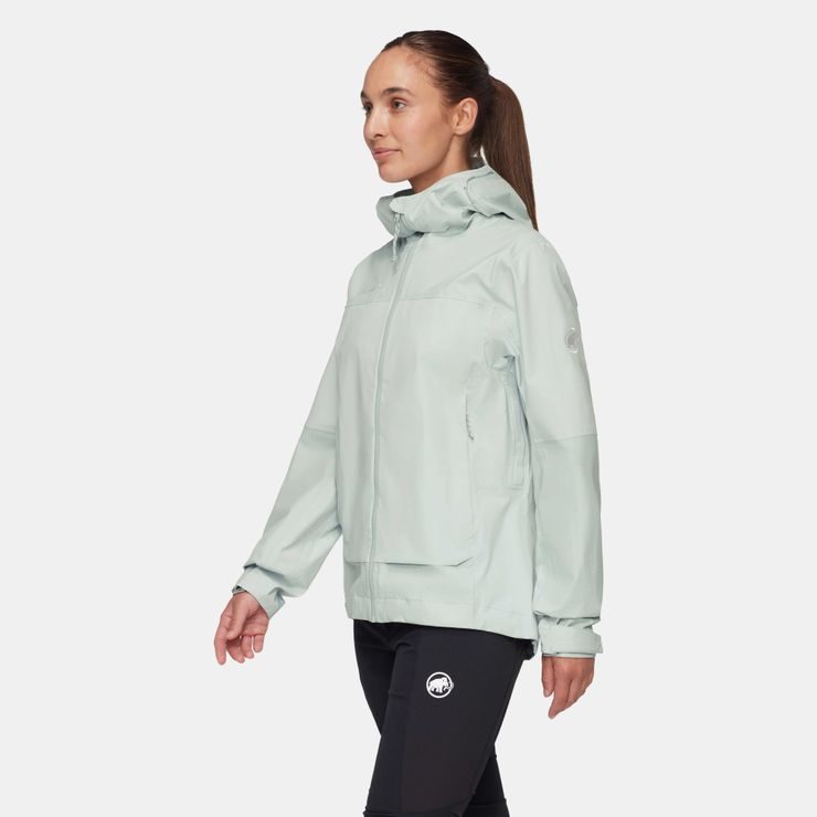 MAMMUT Ducan Guide HS Hooded Jacket Women silver sage