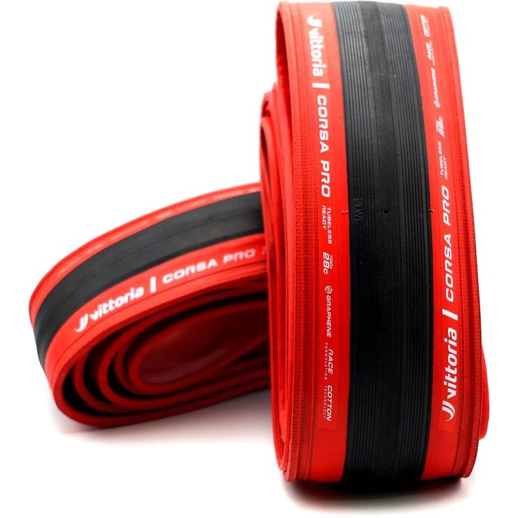 VITTORIA Corsa Pro 28-622 fold TLR red-blk-blk G2.0