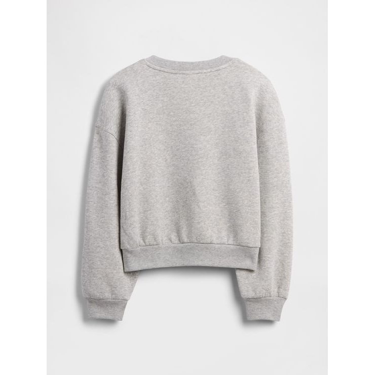 GAP 839163-04 Dětská oversize mikina s logem Šedá