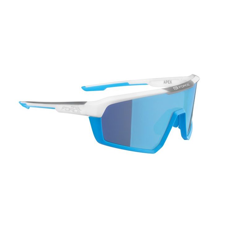 FORCE APEX, white-grey, blue mirror glass