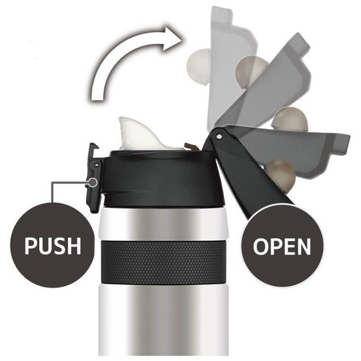THERMOS Termoska na kolo 580 ml matně černá