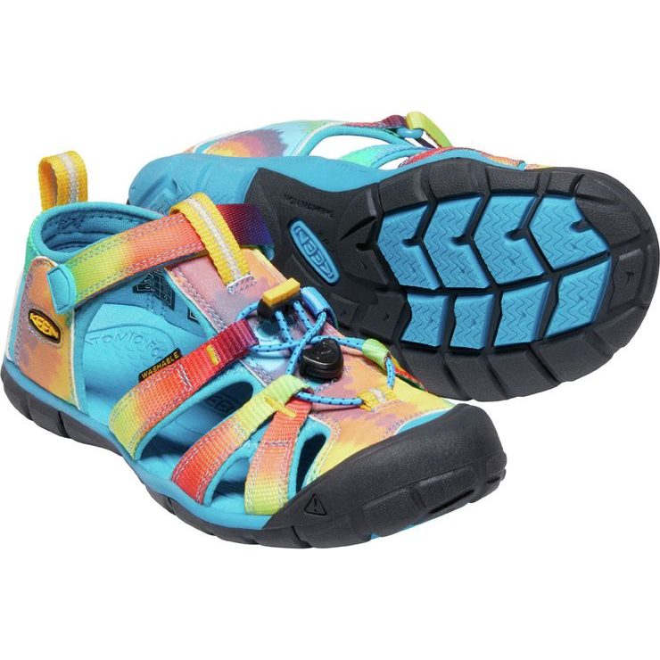 KEEN SEACAMP II CNX YOUTH vivid blue/original tie dye