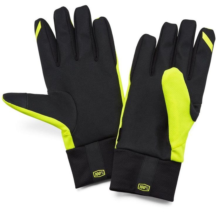 100% HYDROMATIC Gloves Fluo Yellow