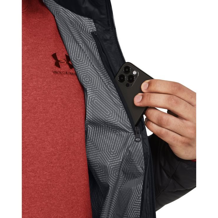 UNDER ARMOUR LEGEND DOWN HOODED JACKET BLK