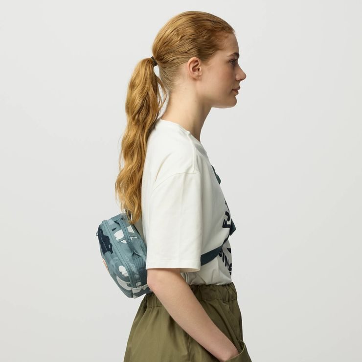 FJÄLLRÄVEN Kånken Graphics Hip Pack ChalkRose-Hidden Animals