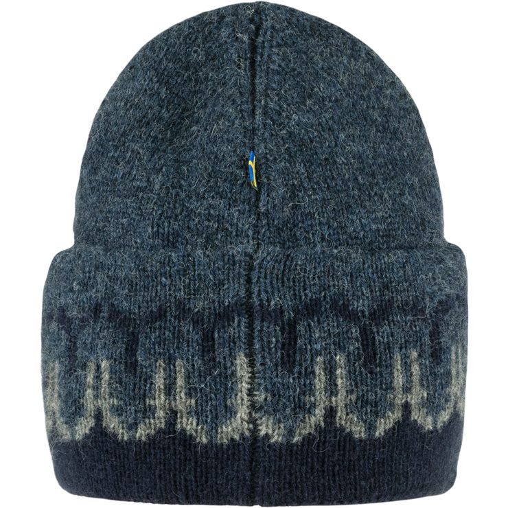 FJÄLLRÄVEN Övik Path Knit Beanie, Dark Navy-Navy
