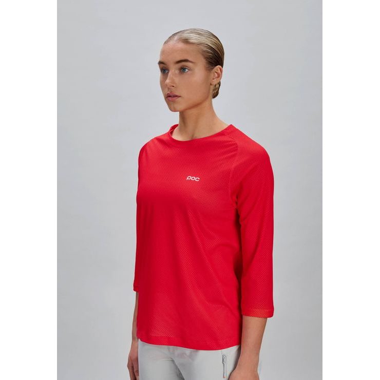 POC W's Motion Air 3/4 Jersey Prismane Red
