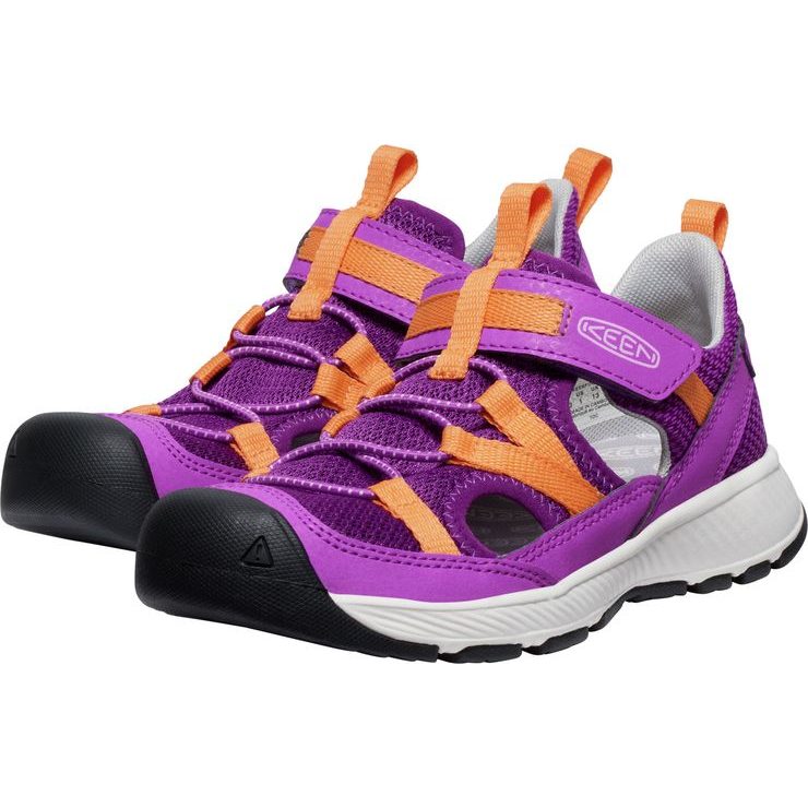 KEEN MOTOZOA SANDAL YOUTH, willowherb/tangerine