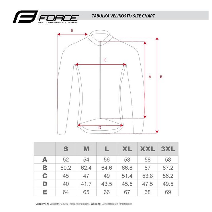 FORCE PURE long sleeve red